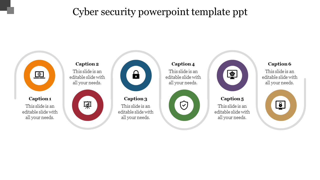 Free - Editable Cyber Security PowerPoint Template PPT Slides